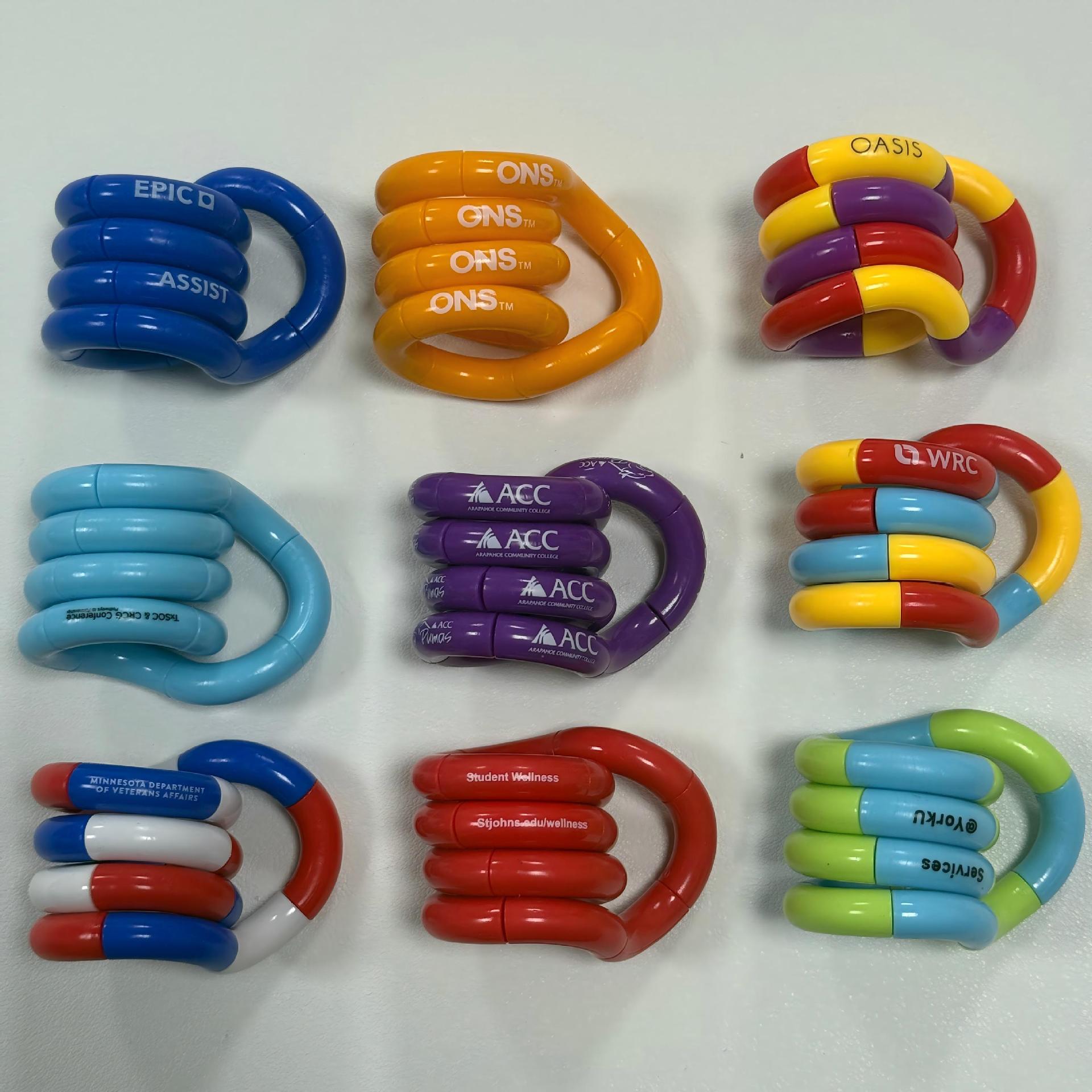 Twist Fidget Snake - close up detail